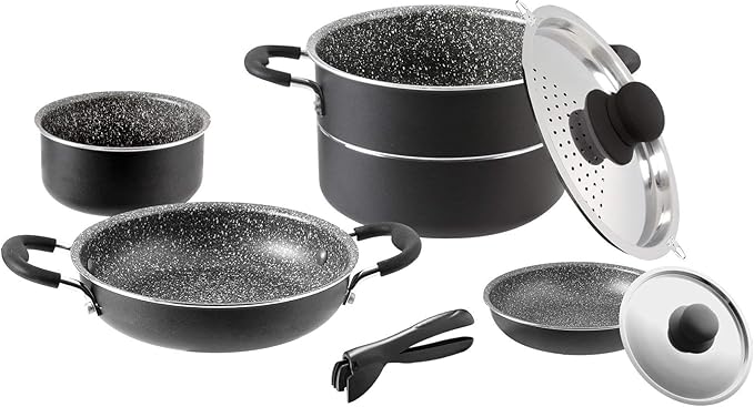 Brunner Camping Aluminium Cookware and Tableware Set Pirate 7+1 Ø 20 cm
