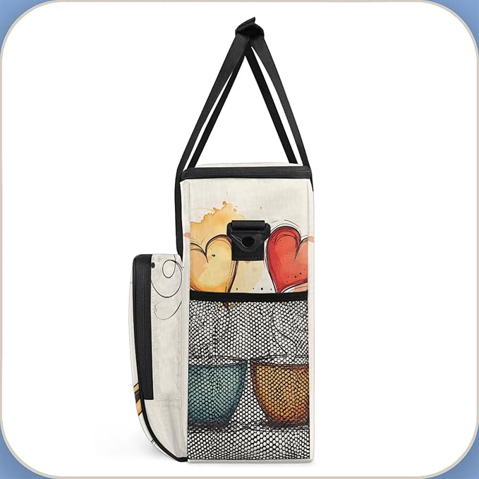 Coffee Maker Travel Bag Compatible with Keurig K-Mini K-Mini Plus or Other Accessories Portable Coffee Maker Case with Shoulder Strap for Travel(Bag Only)