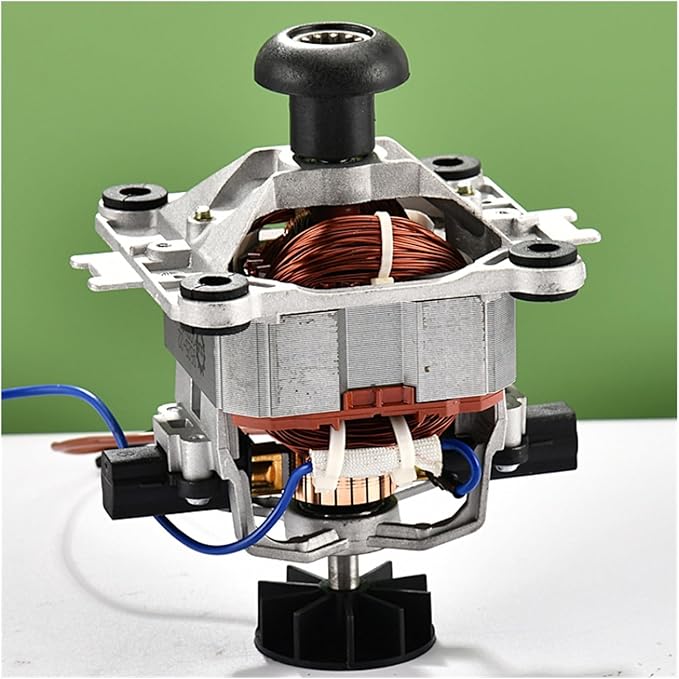 9525/9550 Blender Electric Motor Compatible For Ice Machine Soymilk Juicer Universal High Speed Copper Motors Small/big Rotor Accessories(9550 motor big rotor)