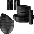 8 Wheat Straw Bowls 26 OZ &amp Wheat Straw Dinnerware set - Dishwasher Microwave safe