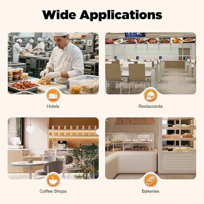 300 Slices/Hour Commercial Conveyor Toaster 2200W Powerful Stainless Steel Heavy-Duty Industrial Electric Toaster with Double Heating Tubes Countertop Restaurant Equipment for Bagel Bread