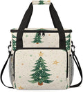 Christmas Festivals Coffee Maker Carrying Bag Abstract Tree Travel Storage Bag Compatible with K-Mini or K-Mini Plus Single Serve Coffee Brewer Carrying Case with Multiple Pockets &amp Shoulder Str