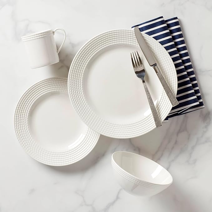 Kate Spade New York Wickford Accent Plate 1.15 LB White