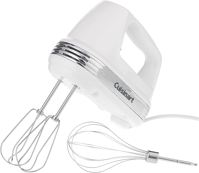 Cuisinart Coffee Maker 14-Cup Glass Carafe Fully Automatic for Brew Strength Control &amp 1-4 Cup Setting Stainless Steel DCC-3200P1 &amp HM-70 Power Advantage 7-Speed Hand Mixer SilverWhite
