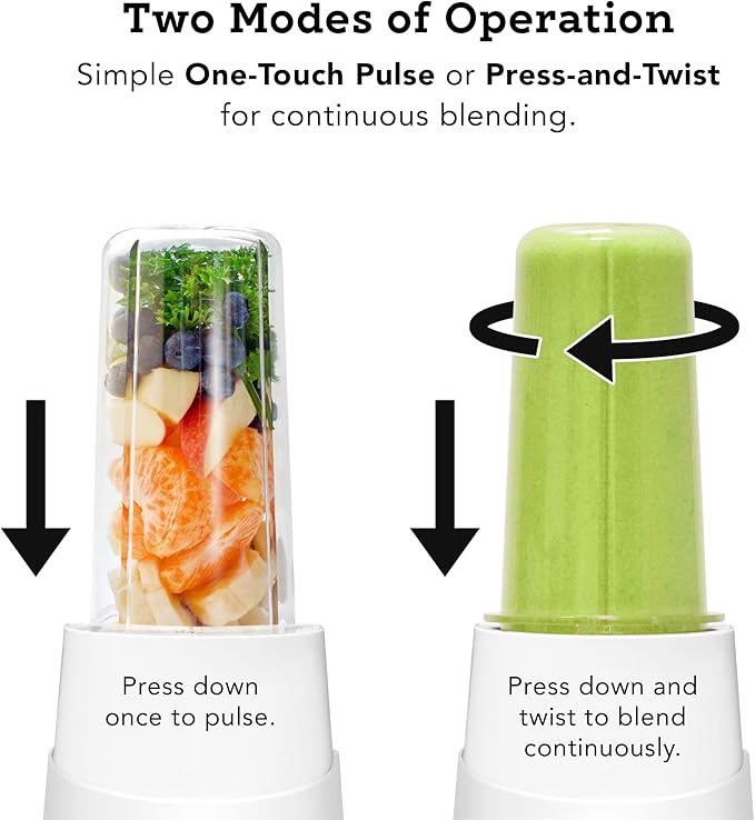 Tribest Personal Blender II Small Portable Blender for Shakes and Smoothies with BPA-Free Cups Red
