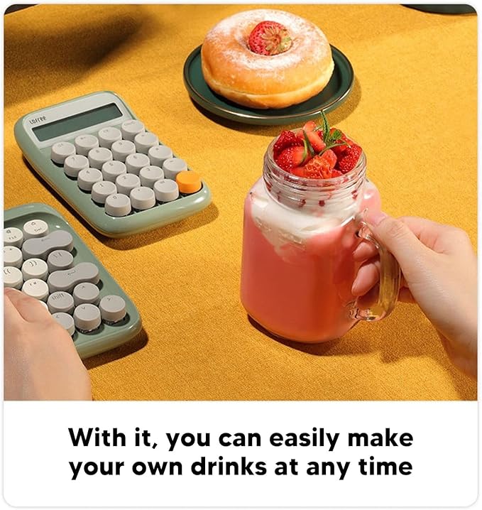 Blender Mini Juicer Mini Portable Blender 6 Blades High Speed 300ml USB Charging Juicer Cup for Travel Home Kitchen Restaurant Shop