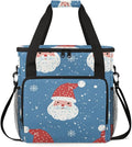 Mystical Santa Claus Coffee Maker Carrying Bag Christmas Santa Claus Travel Storage Bag Compatible with K-Mini or K-Mini Plus Single Serve Coffee Brewer Carrying Case with Pockets &amp Shoulder Str