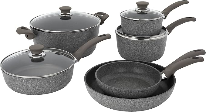 BALLARINI Modena by HENCKELS Forged Aluminum 10-pc Nonstick Cookware Set