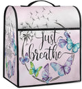 cfpolar Kitchen Aid Mixer Cover Compatible with 6-8 Quarts Flower Floral Butterfly Stand Mixer Cover Kitchen Aid Mixers Accessories Appliance Organizer Bag Dust Covers with Zipper Pocket