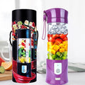 Portable Personal Blender for Smoothies 13oz USB Rechargeable Cordless Travel Blender with 6 Serrated Stainless Steel Blades Ice Crusher Juicer Cup Self-Cleaning BPA-Free for Outdoor&ampKitchen