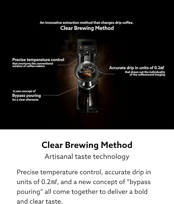 BALMUDA The Brew | Automatic Pour Over Coffee Maker | Clear Brewing Method | Precise Temperature Regulation | Three Brewing Modes: Regular Strong Iced | Compact Design | US Version