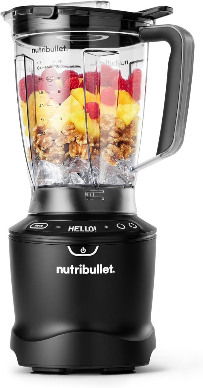 nutribullet SmartSense 5-speed full-size blender 1400 Watt- Matte Black