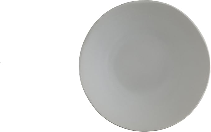 Fortessa Vitraluxe Dinnerware Heirloom Matte Finish Bread &amp Butter Plate 6.25-Inch Smoke Set of 4