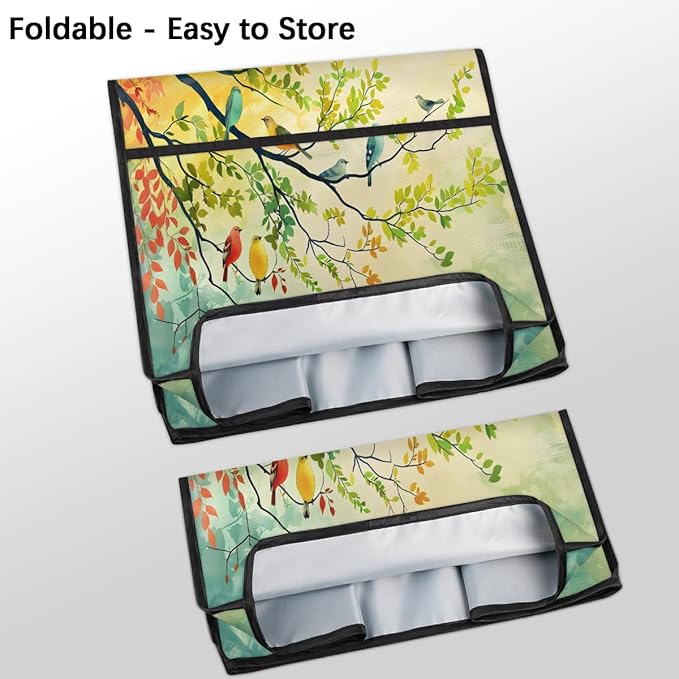 cfpolar Kitchen Aid Mixer Cover Compatible with 6-8 Quarts Animal Bird Leaves Stand Mixer Cover Kitchen Aid Mixers Accessories Appliance Organizer Bag Dust Covers with Zipper Pocket