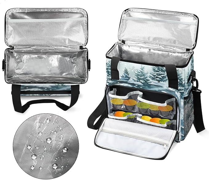 Graffiti Tree Coffee Maker Carrying Bag Christmas Festivals Travel Storage Bag Compatible with K-Mini or K-Mini Plus Single Serve Coffee Brewer Carrying Case with Multiple Pockets &amp Shoulder Str