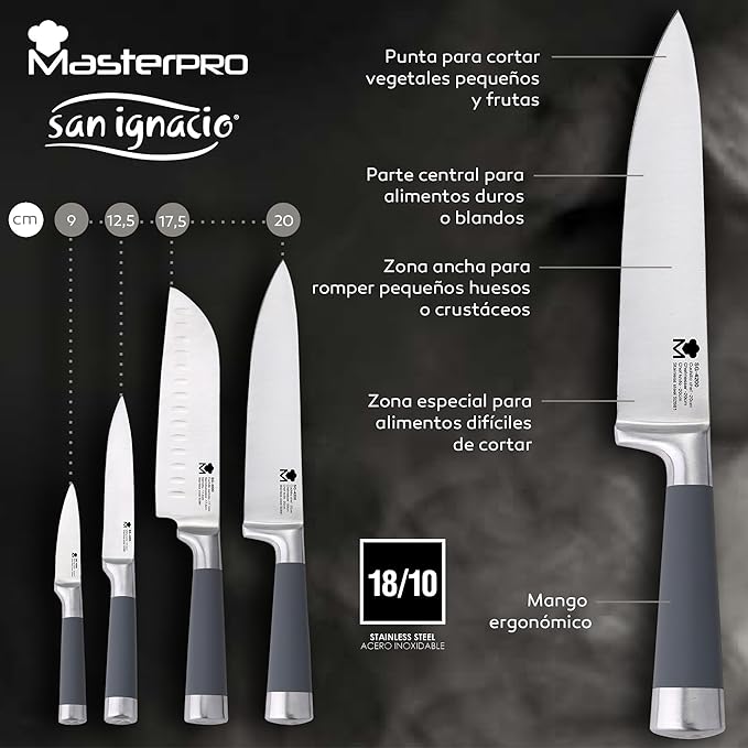 8-piece cookware: 2 pots diameter 16 and 18 pots diameter 20 x diameter 24 and 28 cm + 3-piece pan set 16-20-24 cm made of pressed aluminium + kitchen knife set