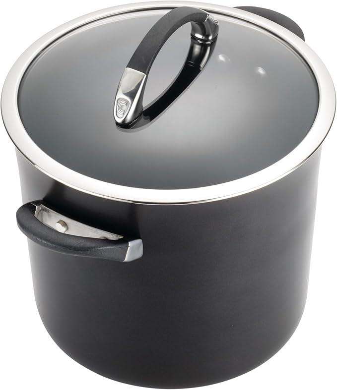 Circulon Symmetry Hard Anodized Nonstick Cookware Pots and Pans Set 11-Piece Black