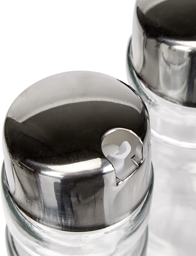 IBILI Cruet Set 27 x 12 x 6 cm Silver/Transparent