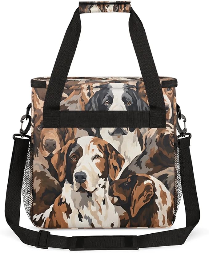 Camouflage Dogs Coffee Maker Travel Bag for K-Mini or K-Mini Plus Single Serve Coffee Brewer Portable Storage Tote Case for Tarvel