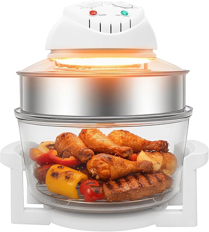 12L Air Fryer Oven Convection Oven Air Fryer 360° Vertical Heating Fat-Reducing Infrared Convection Healthy Meal Electric Ovenn Halogen Ovenn Countertop Model