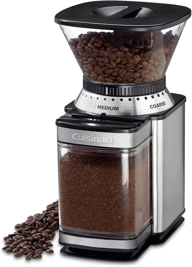Cuisinart DBM-8 Supreme Grind Automatic Burr Mill Stainless Steel &amp DCC-3200P1 Perfectemp Coffee Maker 14 Cup Progammable with Glass Carafe Stainless Steel