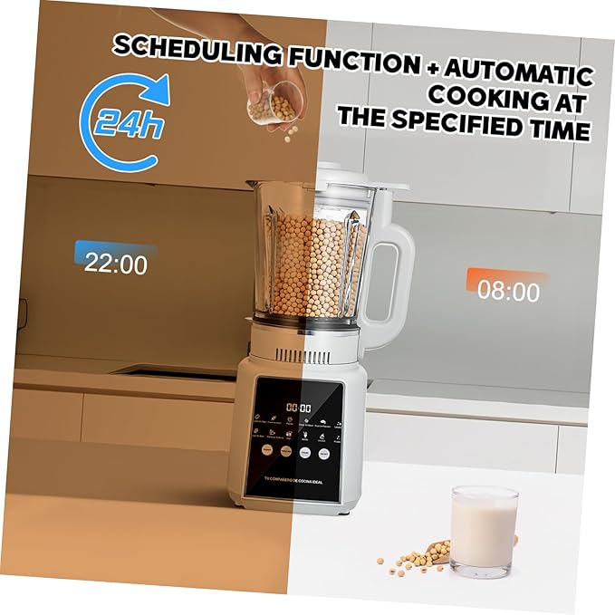 LIFKOME High Speed Blender Wall Breaking Machine Ninja Blenders Combo Large Capacity