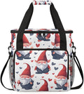 Cute Santa Claus Coffee Maker Carrying Bag Portable Travel Storage Tote Bag Compatible with K-Mini or K-Mini Plus Single Serve Coffee Brewer Carrying Case with Multiple Pockets &amp Shoulder Strap