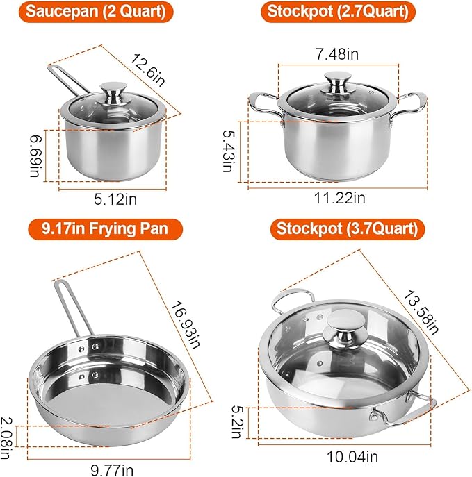 Stainless Steel Cookware Set