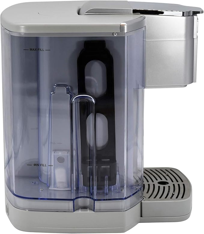Cuisinart Coffee Maker Single Serve 72-Ounce Reservoir Coffee Machine Programmable Brewing &amp Hot Water Dispenser Stainless Steel Cool Grey