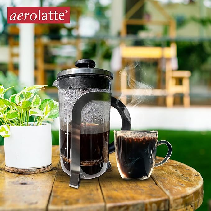 aerolatte French Press Coffee Maker Brews 5 Servings 20-Ounce