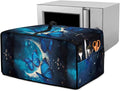 Convection Toaster Oven Cover with Storage Pockets Fits Machines Up to 20.5x16.5x10 Convection Toaster Oven Covers for Family Kitchen Essential Moon Butterfly