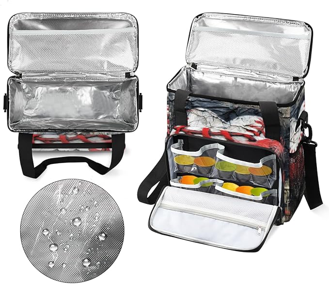 Heart Baseball Coffee Maker Carrying Bag Cute Baseball Travel Storage Bag Compatible with K-Mini or K-Mini Plus Single Serve Coffee Brewer Carrying Case with Multiple Pockets &amp Shoulder Strap