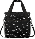 Halloween Bat Coffee Maker Carrying Bag Gothic Bat Travel Storage Bag Compatible with K-Mini or K-Mini Plus Single Serve Coffee Brewer Carrying Case with Multiple Pockets &amp Shoulder Strap