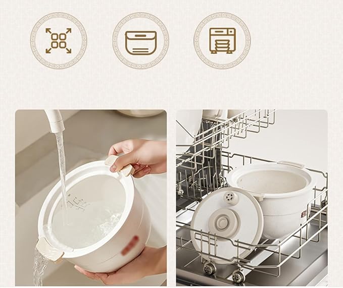Rice Cookers Electric Rice Cooker Household Multifunction 1-3 People Mini Full Ceramic Liner Micro Pressure Intelligent Rice Cooker Rice Maker