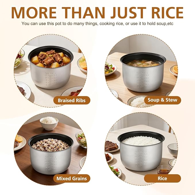 Instant Inner Pot Cooking Pot 5Qt Non-stick Rice Cooker Accessories for Home Kitchen Shop