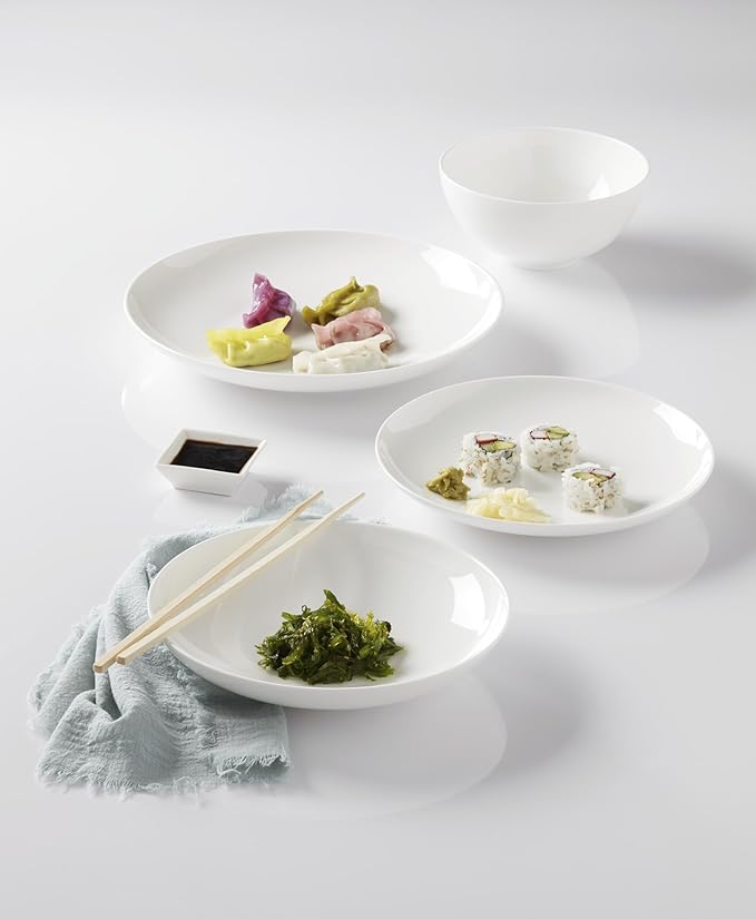 Lenox 899187 Studio 1414 Coupe 18-Piece Dinnerware Set Service For 6