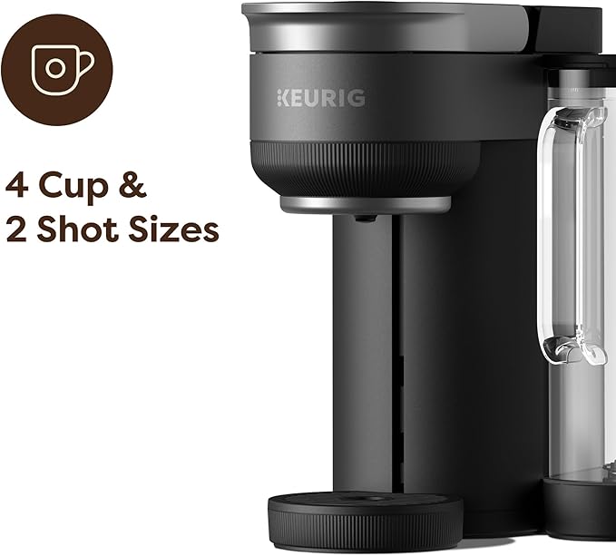 Keurig K-Crema Single Serve K-Cup Pod Coffee Maker PressureInfusion &amp MultiStream Technology Brews Crema-Topped Coffee Espresso-Style Shots Classic Coffee Tea Cocoa 72 oz Removable Reservoi