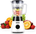 Blender for Smoothies Small Blender with 500W Motor for Milkshake Desserts Nut Butter Cocktails Sauces (White)