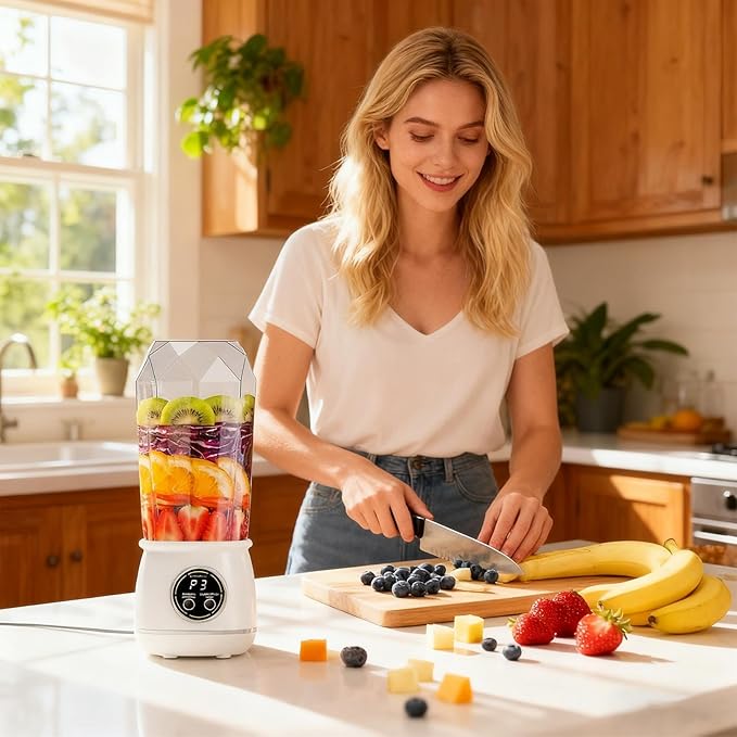 Personal Blender With Portable &amp Cordless 550ml Cordless Fruit Blender Travel Smoothies Maker Leakproof Material For Fruits Vegetables Travel Office Gym Camping
