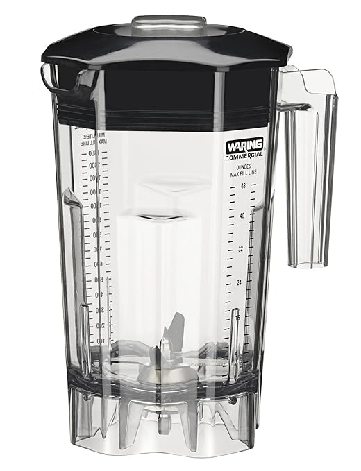 Waring Commercial CAC139 Blender Jar Clear 11.75 x 6.88 x 6.75 inches