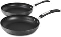 CH-AP2 2-Piece Hard-Anodized Non-Stick Fry Pan Cookware Set Black