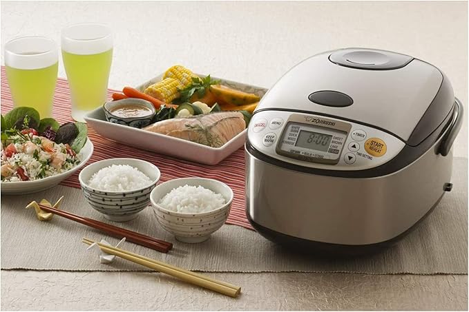 Zojirushi NS-TSC10 5-1/2-Cup (Uncooked) Micom Rice Cooker and Warmer 1.0-Liter
