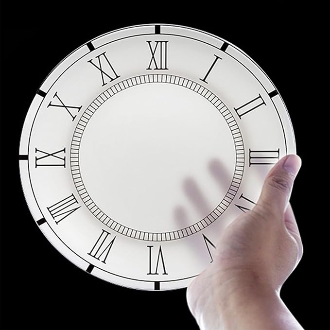 12 Piece Roman Clock Pattern Porcelain Dinnerware Set Luxury Dishes Set for 6 Dishwasher Safe Great for Party Wedding Housewarming and Hotel