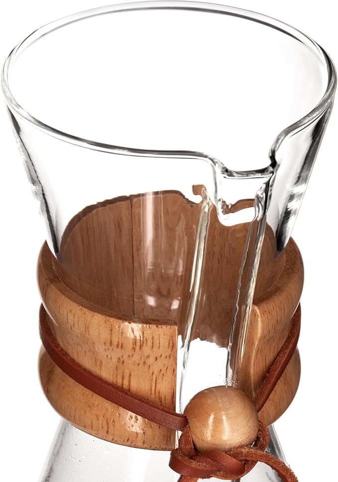 AGOGO Pour Over Coffee Maker Glass - 6 Cup Barista Kit with 304 Stainless Filter for Home Office Camping Cafes - Easy Clean Coffee Dripper Set (Soft Towel&ampBrush) (6 Cup/20 oz)