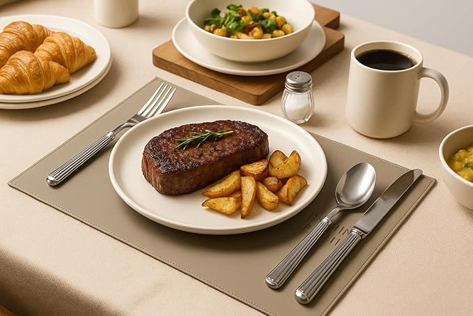 12-Piece Stoneware Dinnerware Set with Mugs | Microwave and Dishwasher Friendly | Stackable Matte Glaze Plates &amp Bowls | Service for 3 (White for 3)