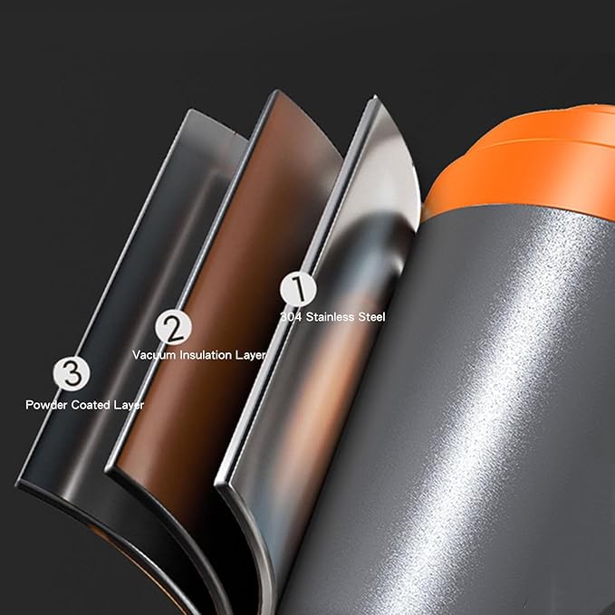 Zerodis Coffee Makers Fast Extraction Mini Electric Coffee Maker 600ml Stainless Steel Insulated Electric Extraction Bottle for Camping Travel Outdoor Portable