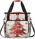 Christmas Tree Coffee Maker Carrying Bag Magical Tree Travel Storage Bag Compatible with K-Mini or K-Mini Plus Single Serve Coffee Brewer Carrying Case with Multiple Pockets &amp Shoulder Strap