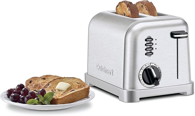 Cuisinart SCO-60 Deluxe Stainless Steel Can Opener &amp Metal Classic 2-Slice toaster Brushed Stainless