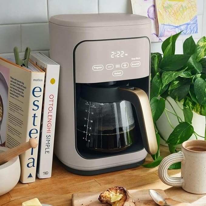 Coffee Maker 14-Cup Programmable Drip Coffee Maker with Touchscreen Controls Auto Shut-Off and Keep Warm Function