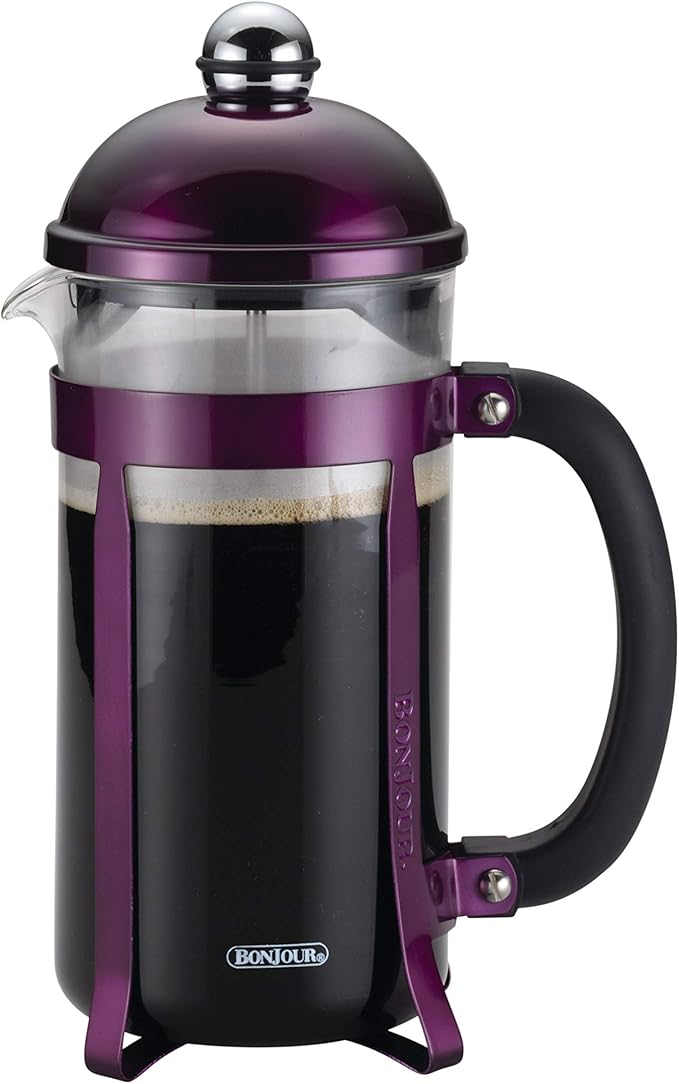 BonJour Maximus French Press Coffee Maker - 8 Cup Purple